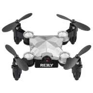   Reely Suitcase mini drone Quadrokopter RtF Kezdő, Kamerás repülés Ezüst-fekete