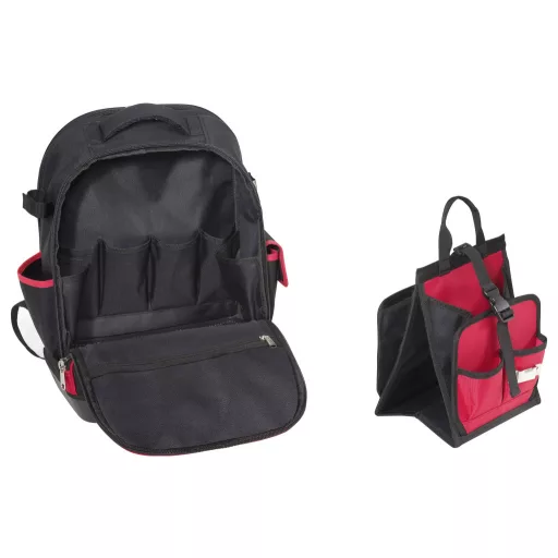 TOOLCRAFT TO-10207233 Profi Szerszámos hátizsák tartalom nélkül (Sz x Ma x Mé) 35 x 45 x 23 cm