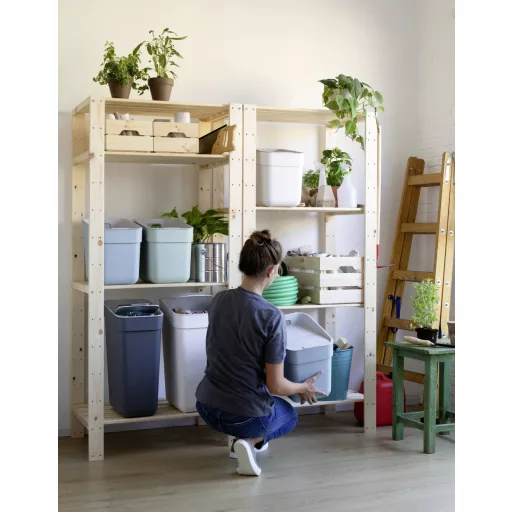 Curver READY TO COLLECT Mülleimer [30L], weiß 252104 Szemeteskuka Fehér 1 db