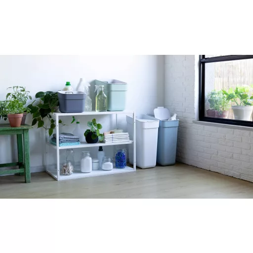 Curver READY TO COLLECT Mülleimer [30L], weiß 252104 Szemeteskuka Fehér 1 db