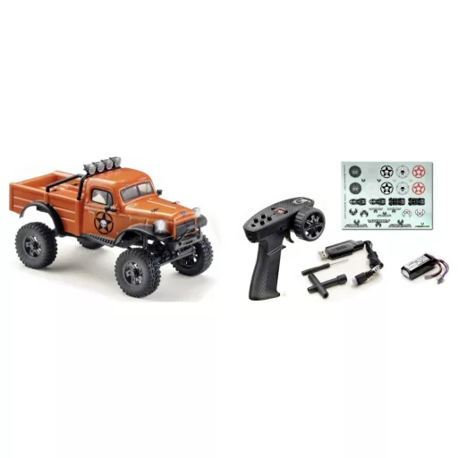 Hobby Plus Power WagonV2 1:18 Brushed RC modellautó Elektro Crawler 4WD RtR 2,4 GHz