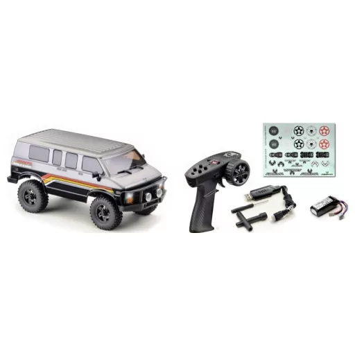 Hobby Plus RockVan V2 1:18 Brushed RC modellautó Elektro Crawler 4WD RtR 2,4 GHz
