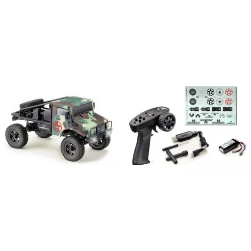 Hobby Plus TrailHunter V2 1:18 Brushed RC modellautó Elektro Crawler 4WD RtR 2,4 GHz