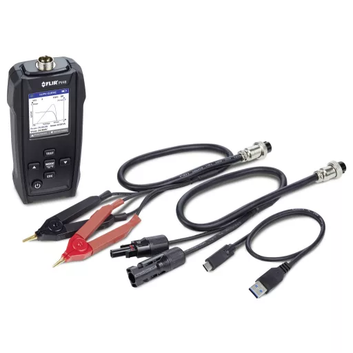 FLIR Solarpanel-Tester und I-V-Kennlinien-Tracer mit Temperaturmessungen PV48 Napelem teszter