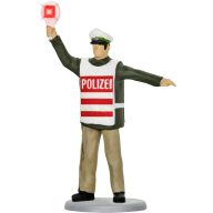   Viessmann Modelltechnik H0 Rendőr világító bottal Festett