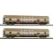 Fleischmann 6260075 N 2 részes készlet 2: Kétszintes kocsi DBmue a DR