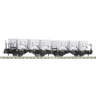   Fleischmann 6660106 N konténerkocsi kettős egység BT 50 a DB