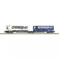   Fleischmann 825029 N dupla zsebes csuklós Wascosa T2000 kocsi