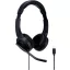 Kensington Over Ear headset Vezetékes Fekete Noise Cancelling Headset Számítógép