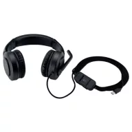   Kensington Over Ear headset Vezetékes Fekete Noise Cancelling Headset Számítógép