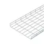 OBO Bettermann 6000451 Hálós ereszcsatorna (H x Sz x Ma) 3 m x 400.00 mm x 55.00 mm 3 m