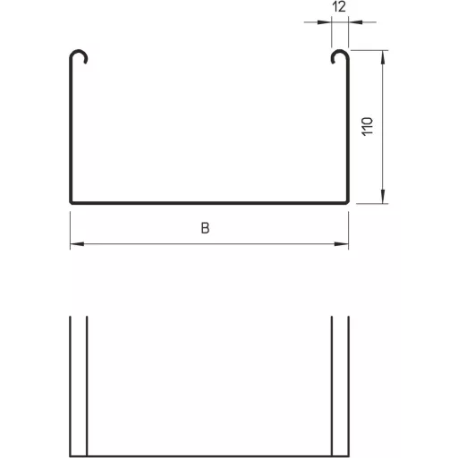 OBO Bettermann 6063438 Kábelgyűrű (H x Sz x Ma) 3 m x 200.00 mm x 110.00 mm 3 m