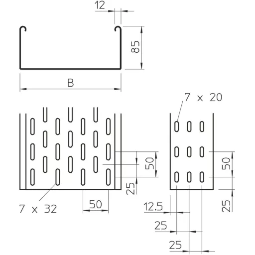 OBO Bettermann 6058620 Kábelgyűrű (H x Sz x Ma) 3 m x 100.00 mm x 85.00 mm 3 m