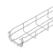 OBO Bettermann 6479198 Hálós ereszcsatorna (H x Sz x Ma) 3 m x 100.00 mm x 55.00 mm Szürke 3 m