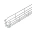 OBO Bettermann 6001441 Hálós ereszcsatorna (H x Sz x Ma) 3 m x 50.00 mm x 55.00 mm 3 m
