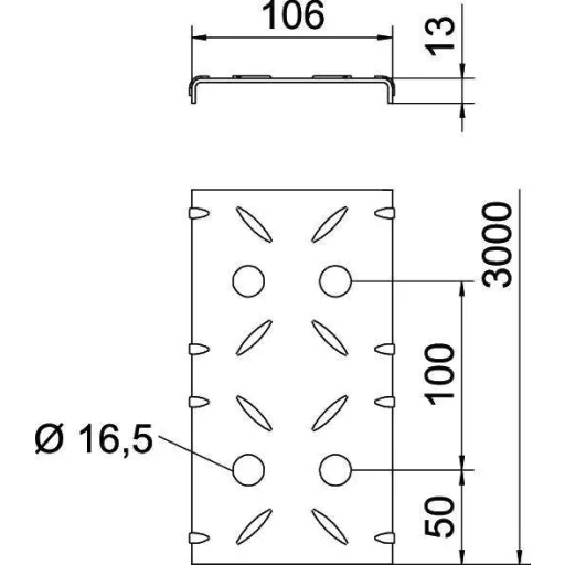 OBO Bettermann 6049119 Borítás 3 m