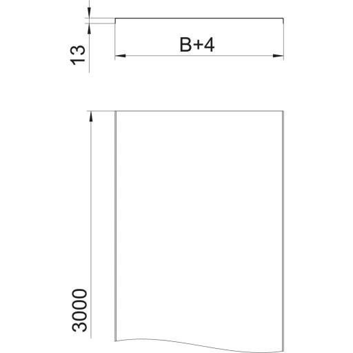 OBO Bettermann 6052831 Borítás 3 m