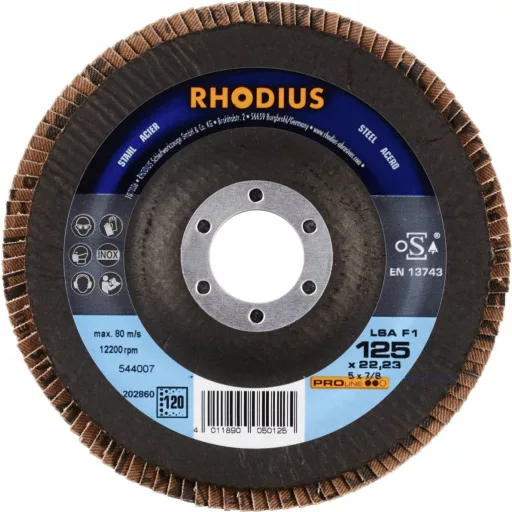 Rhodius 202860 LSA F1 Felületcsiszoló korong Acél 10 db