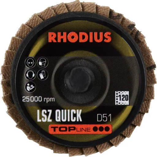 Rhodius 303933 LSZ QUICK Felületcsiszoló korong Nemesacél, Acél, Nem vastartalmú fém 10 db