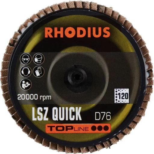 Rhodius 303937 LSZ QUICK Felületcsiszoló korong Nemesacél, Acél, Nem vastartalmú fém 10 db