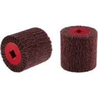   Rhodius 305354 RHODIUS VWK, gyapjú görgők kombinált 100 x 100 x 19,00 mm, A80, közepes, TOPline, rozsdamentes acélhoz, acélhoz, színesfémekhez 1 db