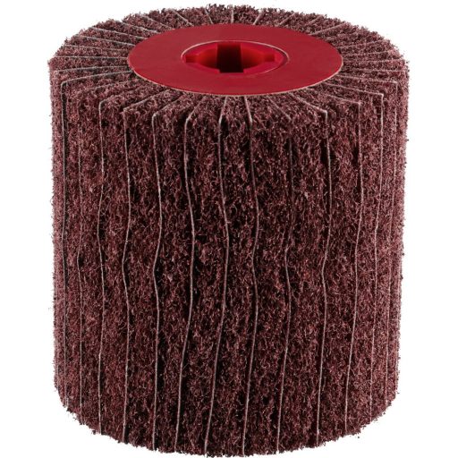 Rhodius 305354 RHODIUS VWK, gyapjú görgők kombinált 100 x 100 x 19,00 mm, A80, közepes, TOPline, rozsdamentes acélhoz, acélhoz, színesfémekhez 1 db