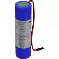   Ansmann 1S1P Akkupack 1x 18650 Kabel Li-Ion 3.63V 3500mAh Akkucsomag Lítiumion 3.63 V 3500 mAh