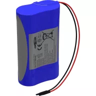   Ansmann 2S1P Akkupack 2x 18650 Kabel Li-Ion 7.2V 2600mAh Akkucsomag Cellaszám: 2 Lítiumion 7.2 V 2600 mAh