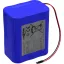 Ansmann 3S2P Akkupack 6x 18650 Kabel Li-Ion 10.8V 6700mAh Akkucsomag Cellaszám: 6 Lítiumion 10.8 V 6700 mAh