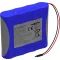 Ansmann 4S1P Akkupack 4x 18650 Kabel Li-Ion 14.4V 2600mAh Akkucsomag Cellaszám: 4 Lítiumion 14.4 V 2600 mAh