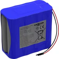   Ansmann 4S2P Akkupack 8x 18650 Kabel Li-Ion 14.4V 6700mAh Akkucsomag Cellaszám: 8 Lítiumion 14.54 V 6700 mAh
