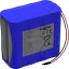 Ansmann 4S2P Akkupack 8x 18650 Kabel Li-Ion 14.4V 6700mAh Akkucsomag Cellaszám: 8 Lítiumion 14.54 V 6700 mAh