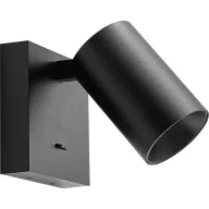   Deko Light Can Tilt eckig, 1x 7,5 W GU10, Schwarz 341338 Falra építhető lámpa GU10 7.5 W Fekete