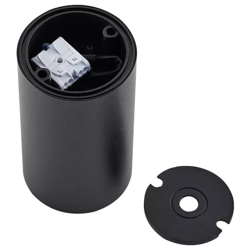 Deko Light 348242 Can IP20, 1x 7,5 W GU10, Schwarz Mennyezetre építhető lámpa GU10 7.5 W Fekete