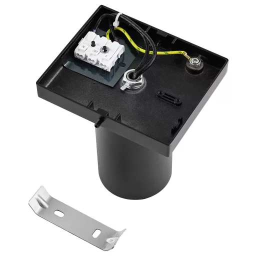 Deko Light 348246 Can Tilt eckig, 1x 7,5 W GU10, Schwarz Mennyezetre építhető lámpa GU10 7.5 W Fekete