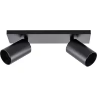   Deko Light 348248 Can Tilt eckig, 2x 7,5 W GU10, Schwarz Mennyezetre építhető lámpa GU10 7.5 W Fekete