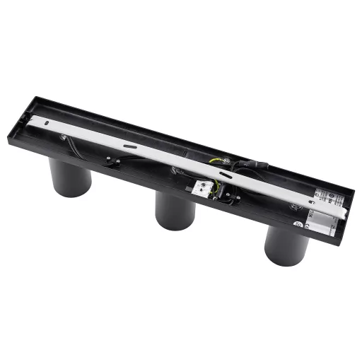 Deko Light 348250 Can Tilt eckig, 3x 7,5 W GU10, Schwarz Mennyezetre építhető lámpa GU10 7.5 W Fekete