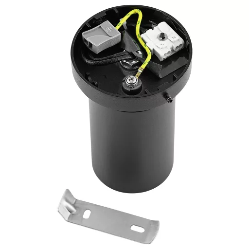 Deko Light 348252 Can Tilt rund, 1x 7,5 W GU10, Schwarz Mennyezetre építhető lámpa GU10 7.5 W Fekete