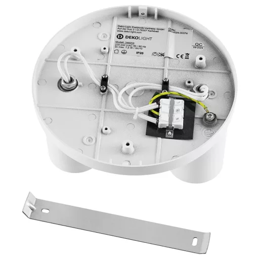 Deko Light 348253 Can Tilt rund, 2x 7,5 W GU10, Weiß Mennyezetre építhető lámpa GU10 7.5 W Fehér