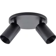   Deko Light 348254 Can Tilt rund, 2x 7,5 W GU10, Schwarz Mennyezetre építhető lámpa GU10 7.5 W Fekete