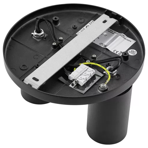 Deko Light 348254 Can Tilt rund, 2x 7,5 W GU10, Schwarz Mennyezetre építhető lámpa GU10 7.5 W Fekete