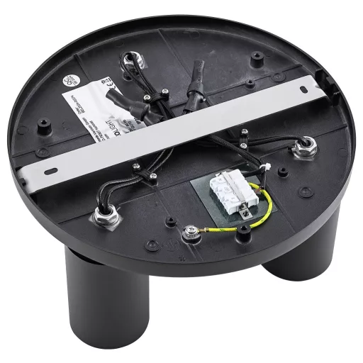 Deko Light 348256 Can Tilt rund, 3x 7,5 W GU10, Schwarz Mennyezetre építhető lámpa GU10 7.5 W Fekete