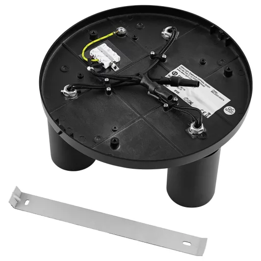 Deko Light 348256 Can Tilt rund, 3x 7,5 W GU10, Schwarz Mennyezetre építhető lámpa GU10 7.5 W Fekete