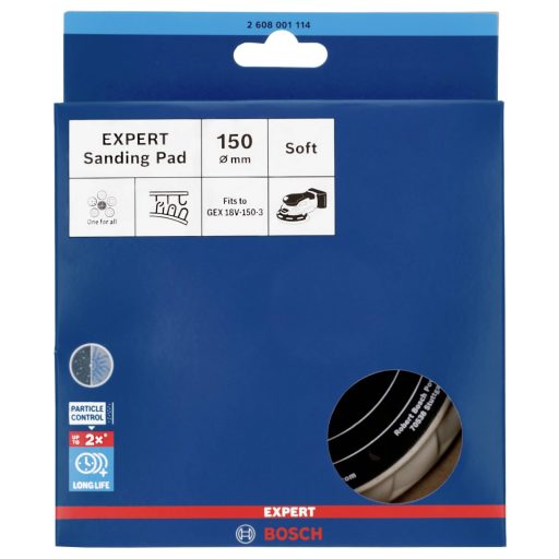 Bosch Accessories 2608001114 EXPERT Többlyukú csiszolólap, puha, 150 mm