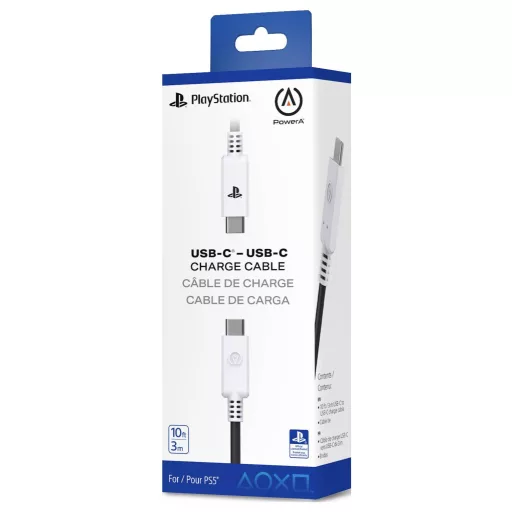 Power A USB-C®-auf-USB-C® (3 m) #####Ladekabel PS5, PS5 Pro, PS5 Slim