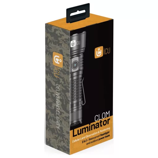 ICU Luminator LED Kézilámpa Nagy hatótáv, IP68 (vízálló), USB csatlakozóval Li-ion akkuk 1600 lm 120 g