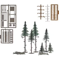 Busch Hochwald 1856 Fa elem Lucfenyő 1 készlet