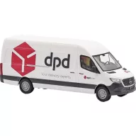   Busch 52634 H0 Személygépkocsi modell Mercedes Benz Sprinter hosszú tengelytáv, DPD
