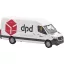 Busch 52634 H0 Személygépkocsi modell Mercedes Benz Sprinter hosszú tengelytáv, DPD