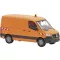 Busch 53407 H0 Személygépkocsi modell Mercedes Benz Sprinter rövid tengelytáv/lapos tető, narancssárga